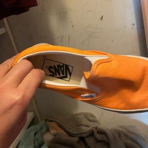 Orange Vans never been worn